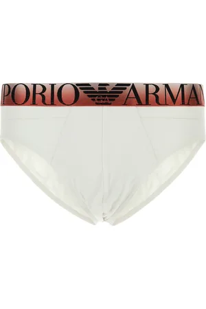 Emporio Armani Slip in cotone stretch bianco UOMO