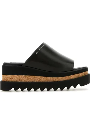 Stella McCartney Sabot Sneak-Eye in alter mat nero DONNA