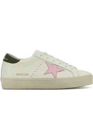 Golden Goose Sneakers Hi Star in pelle bianca DONNA