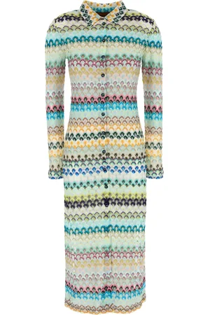 Missoni Abito chemisier in crochet ricamato DONNA