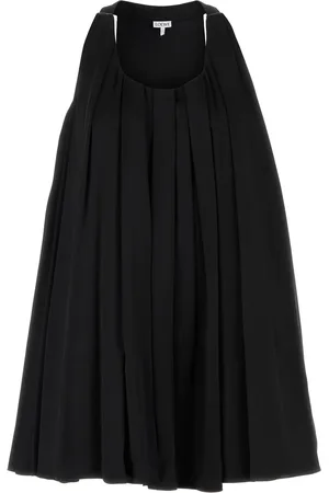 Loewe Mini abito in raso nero DONNA
