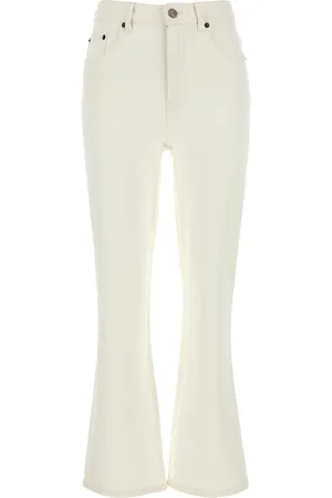 Tory Burch Jeans in denim stretch bianco DONNA