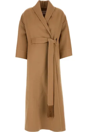 VALENTINO GARAVANI Cappotto in misto lana cammello DONNA