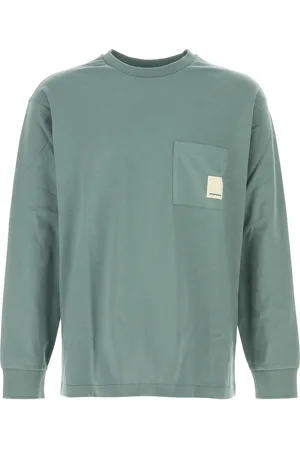 Emporio Armani T-shirt in cotone verde petrolio UOMO