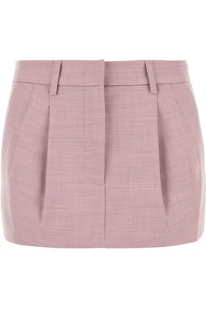 The Andamane Minigonna in misto poliestere stretch rosa DONNA