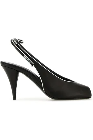 Miu Miu Sandali in nappa nera DONNA