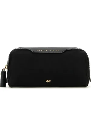 Anya Hindmarch Beauty case in tessuto nero DONNA