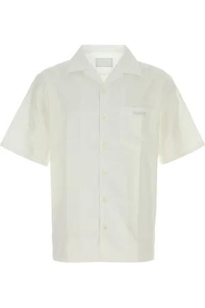 Prada Camicia in popeline bianco UOMO