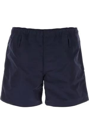Prada Bermuda mare in nylon blu navy UOMO