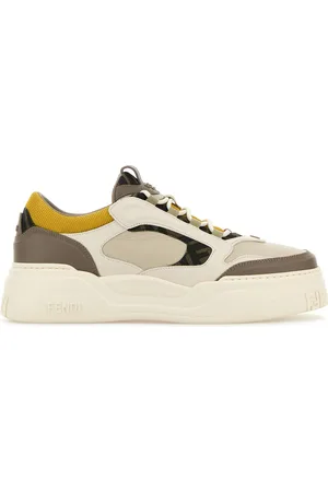 Fendi Sneakers Force multicolor in pelle e tela UOMO