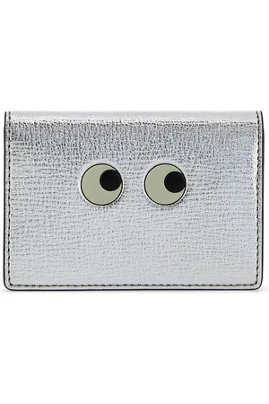 Anya Hindmarch Portacarte in pelle argento DONNA