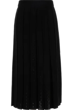 Tory Burch Gonna in misto viscosa nera DONNA