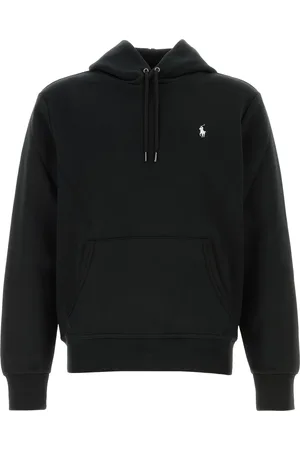 Ralph Lauren Felpa in misto cotone nero UOMO