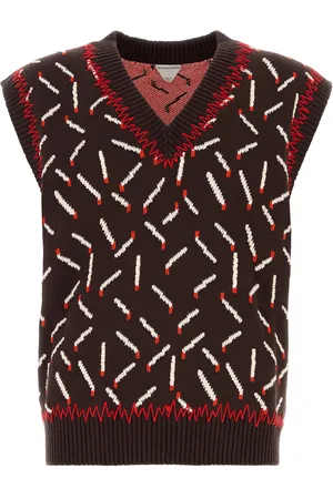 Bottega Veneta Gilet in jacquard ricamato UOMO