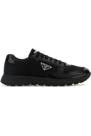 Prada Sneakers Prax 2.0 nere in nylon e pelle UOMO