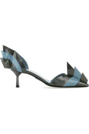 Prada Scarpe con tacco in pelle bicolor DONNA