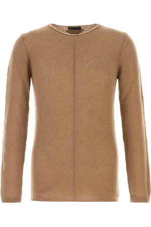 Prada Maglione in cashmere cammello UOMO