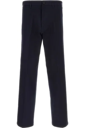 Prada Pantalone chino in cotone blu scuro UOMO
