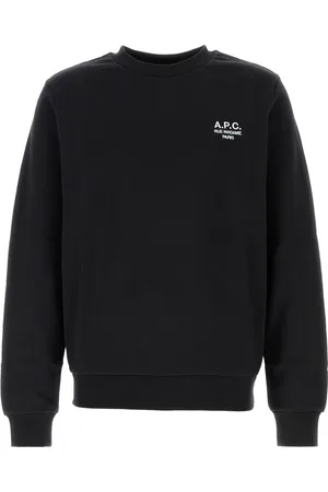 A.P.C. Felpa in cotone nero UOMO