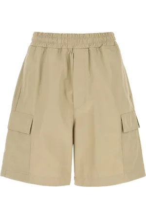 Bottega Veneta Bermuda in misto nylon beige UOMO