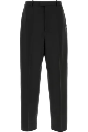 Bottega Veneta Pantalone in misto lana stretch ardesia UOMO
