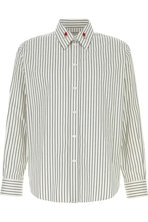 Bottega Veneta Camicia in popeline ricamato UOMO