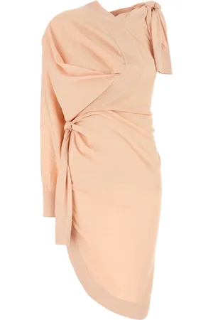 Salvatore Ferragamo Abito in misto cotone rosa DONNA