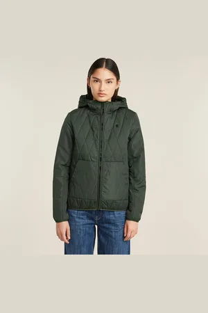 G-Star Utility Quilted Hooded Overshirt