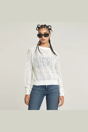 G-Star Pointelle Lightweight Knitted Sweater