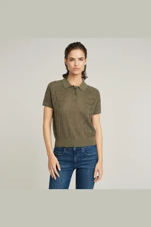 G-Star Pointelle Lightweight Knitted Polo