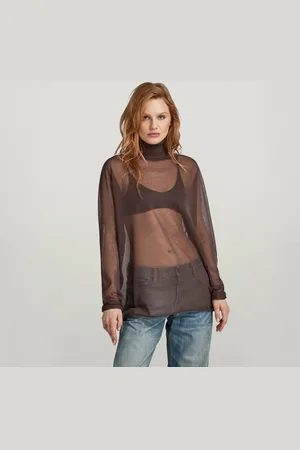 G-Star Sheer Loose Turtle Knitted Sweater