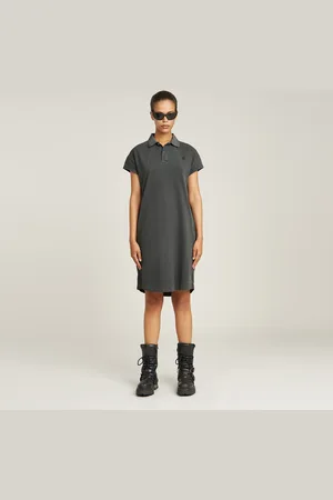 G-Star Seam Detail Polo Dress