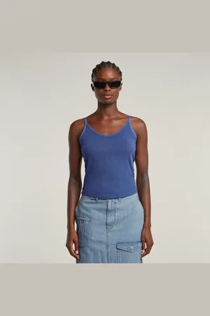 G-Star Spaghetti Strap Rib Top
