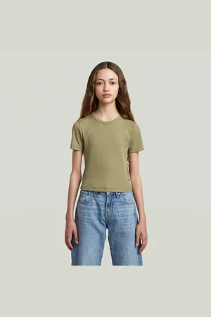 G-Star Girls T-Shirt Slim Crop