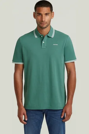 G-Star Chest Logo Striped Polo