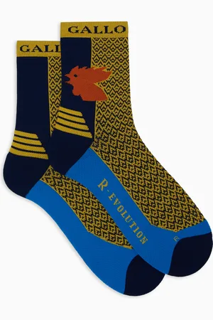 Gallo Calze corte unisex spugna tecnica fantasia triangolini