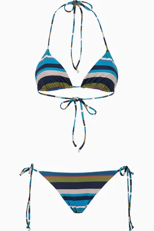 Gallo Bikini triangolo donna righe multicolor