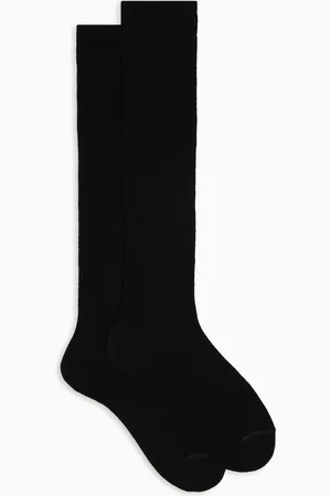 Gallo Calze lunghe donna lana, seta e cashmere tinta unita