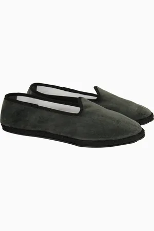 Gallo Scarpez unisex velluto antracite tinta unita