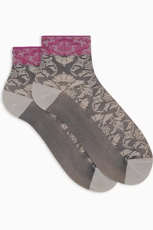 Gallo Calze cortissime donna viscosa fantasia broccato