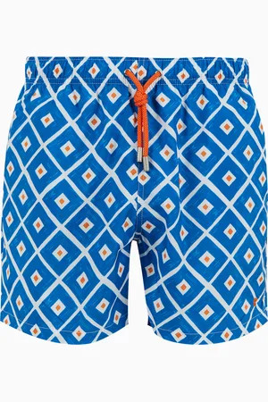 Gallo Boxer mare uomo fantasia rombi