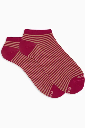 Gallo Calze fantasmini donna cotone righe windsor