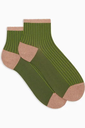 Gallo Calze cortissime donna poliammide twin rib con effetto scintillante