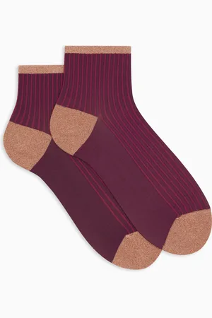 Gallo Calze cortissime donna poliammide twin rib con effetto scintillante
