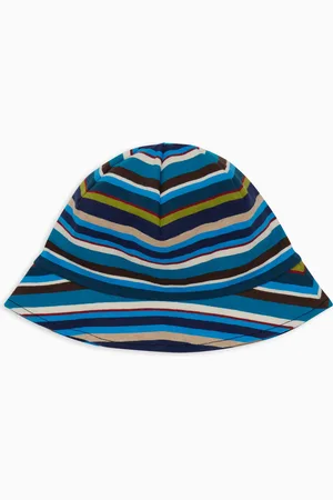 Gallo Cloche con tesa bambino cotone righe multicolor