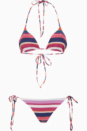 Gallo Bikini triangolo donna righe multicolor