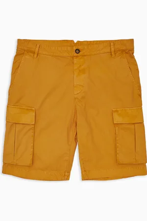 Gallo Bermuda cargo uomo cotone tinto capo tinta unita