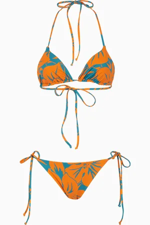 Gallo Bikini triangolo reversibile donna fantasia fiori
