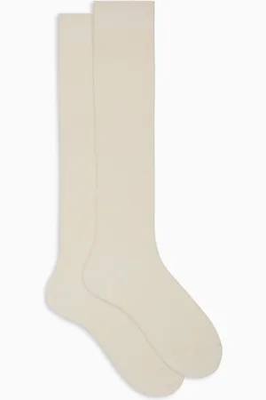 Gallo Calze lunghe donna lana, seta e cashmere tinta unita