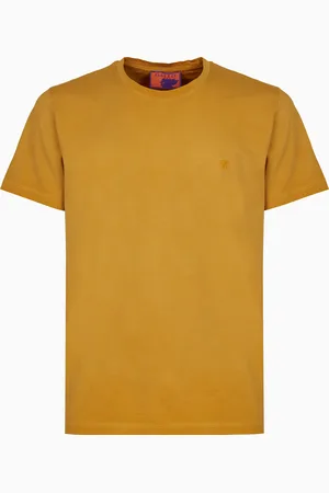 Gallo T-shirt girocollo unisex cotone tinto capo tinta unita